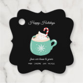 クリスマスホットチョコレート フェイバータグ (正面)