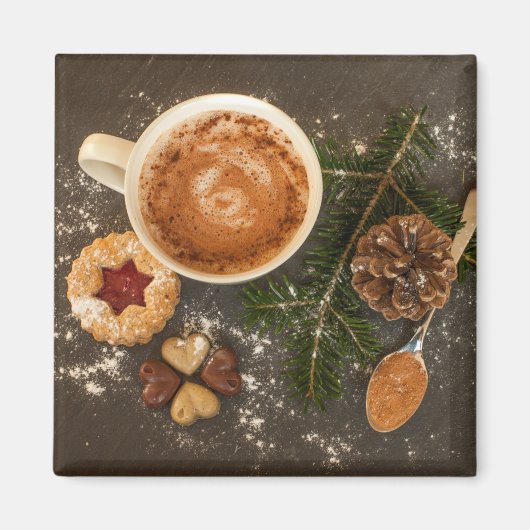 クリスマスホットチョコレート マグネット (正面)