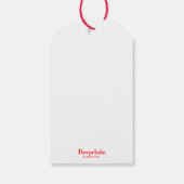 クリスマスホビーホースマウスギフトラベル ギフトタグ (裏面)