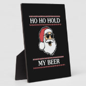 クリスマスホホホホホマイビール フォトプラーク (側面)