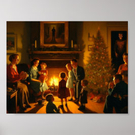 クリスマスホラーレトロヴィンテージ ポスター