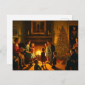 クリスマスホラーレトロヴィンテージ ポストカード (正面/裏面)