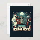 クリスマスホラー映画の友達 ポストカード (正面/裏面)