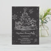クリスマスホリアディパーティの招待状 招待状 (スタンド正面)