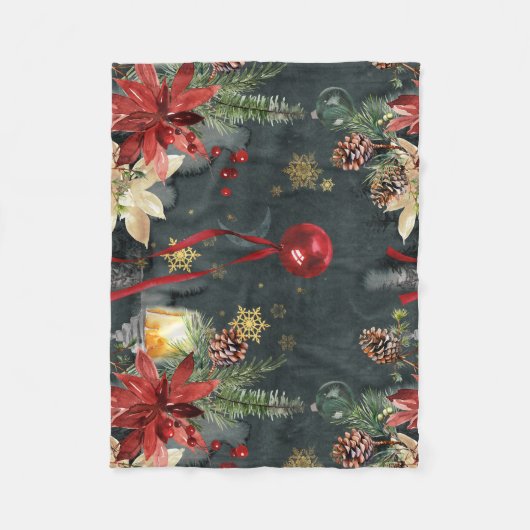 クリスマスホリディスプレンダー フリースブランケット (正面)