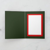 クリスマスホリディドラゴンファンタジー追加メッセージカード カード (内部)