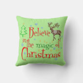 クリスマスホリディピロー クッション (裏面)