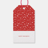 クリスマスホリデイまで開かないレタリング ギフトタグ (裏面)