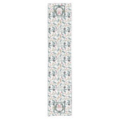 クリスマスホリデイホリーベリーズ |パインモノグラムSh ショートテーブルランナー (正面)