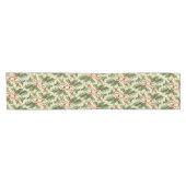 クリスマスホリデイホリーベリー ショートテーブルランナー (横)