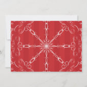 クリスマスホリデーお洒落フォト招待状 招待状 (裏面)