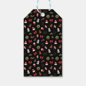 クリスマスホリデーかわいい装飾サンタ帽 ギフトタグ (裏面)