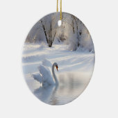クリスマスホリデーかわいらしスススススススススノー セラミックオーナメント (右)