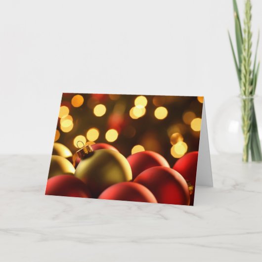 クリスマスホリデーのグリーティングカード シーズンカード (正面)