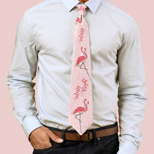 クリスマスホリデーのストリングラメリーイトと明るい ネクタイ