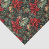 クリスマスホリデーの恐竜のパターン 薄葉紙 (詳細)