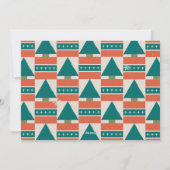 クリスマスホリデーの招待カード シーズンカード (裏面)