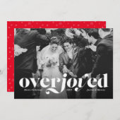 クリスマスホリデーの新婚の写真カード シーズンカード (正面/裏面)