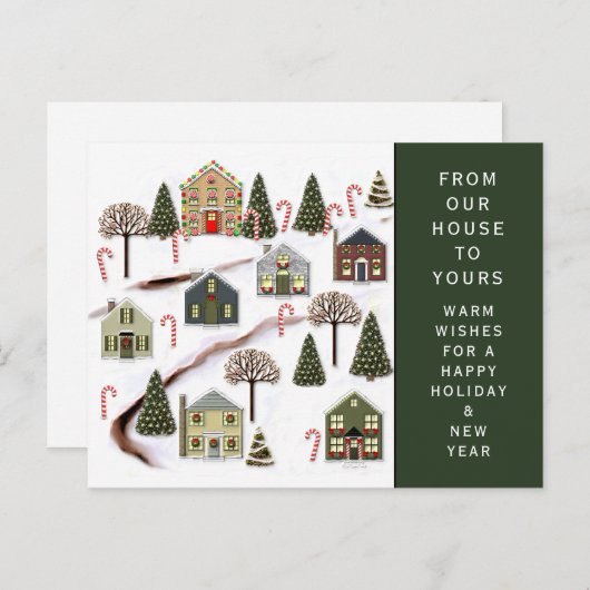 クリスマスホリデーはがき シーズンポストカード (正面/裏面)