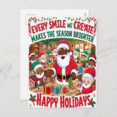 クリスマスホリデーはがき シーズンポストカード (正面/裏面)