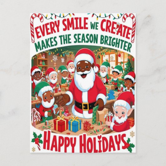 クリスマスホリデーはがき シーズンポストカード (正面)