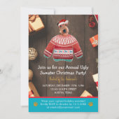 クリスマスホリデーアイレデールドグージュセーターパーティー 招待状 (正面)