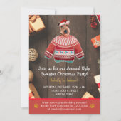 クリスマスホリデーアイレデールドグージュセーターパーティー 招待状 (正面)