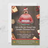 クリスマスホリデーアイレデールドグージュセーターパーティー 招待状 (正面)