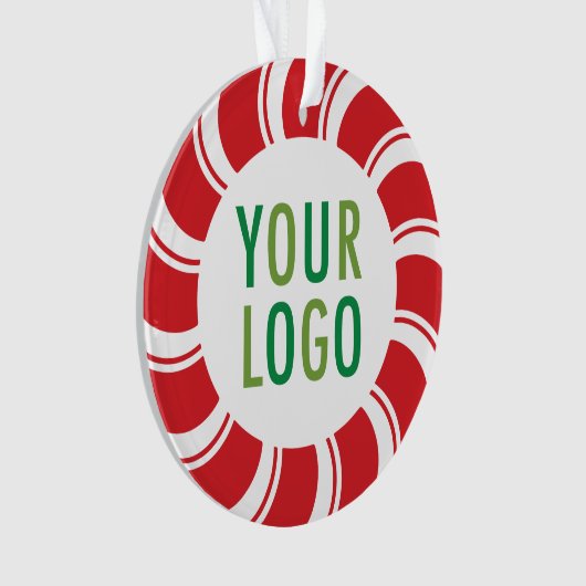 クリスマスホリデーアクリルオーナメント会社のロゴ オーナメント (正面)