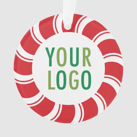 クリスマスホリデーアクリルオーナメント会社のロゴ オーナメント (正面)