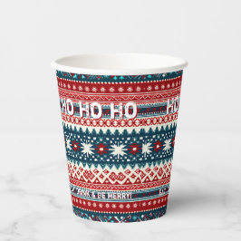 クリスマスホリデーアグイデスセーターパーティー 紙コップ