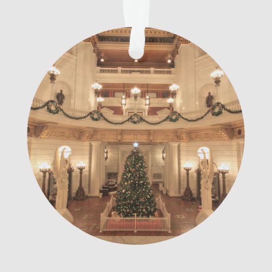 クリスマスホリデーアットペンシルバニア州キャピトル オーナメント (裏面)