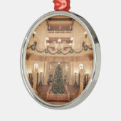 クリスマスホリデーアットペンシルバニア州キャピトル メタルオーナメント (左)