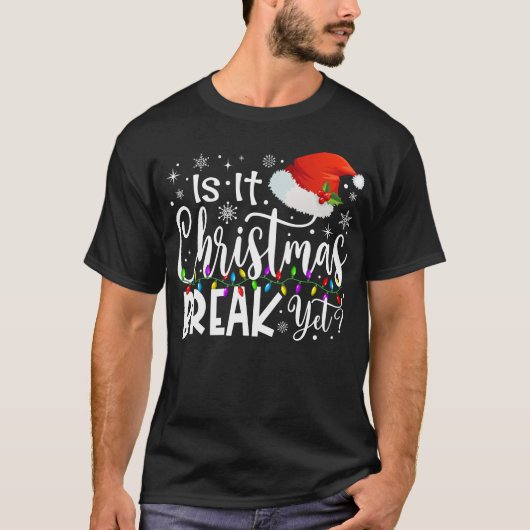 クリスマスホリデーイッツクリスマスブレイクエスト先生 Tシャツ (正面)
