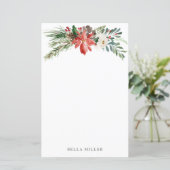 クリスマスホリデーウィンターフローラ紙シート (スタンド正面)