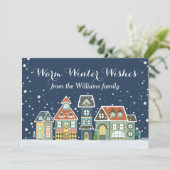 クリスマスホリデーウィンターヴィレッジ シーズンカード (スタンド正面)
