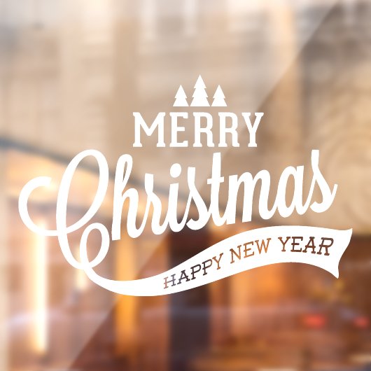 クリスマスホリデーウィンドウまたはドアデカール ウィンドウサイン (シート2)