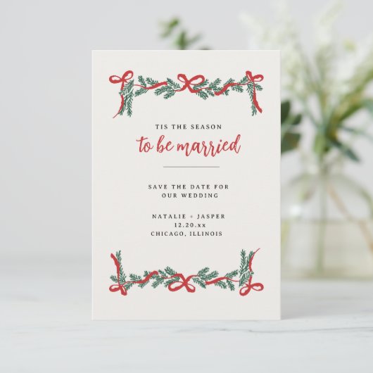 クリスマスホリデーウェディング セーブザデート (スタンド正面)