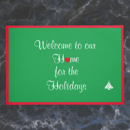 クリスマスホリデーウェルカムマット ドアマット