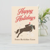 クリスマスホリデーエクエストランホース シーズンカード (スタンド正面)