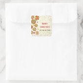 クリスマスホリデーエレガントオーナメント スクエアシール (バッグ)