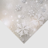 クリスマスホリデーエレガントスノーフレーク 薄葉紙 (詳細)