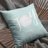 クリスマスホリデーエレガントビーチターコイズコースト クッション