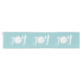 クリスマスホリデーエレガントビーチターコイズコースト ショートテーブルランナー (横)