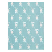 クリスマスホリデーエレガントビーチターコイズコースト テーブルクロス (正面)