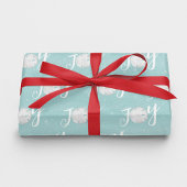 クリスマスホリデーエレガントビーチターコイズコースト ラッピングペーパーシート