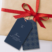 クリスマスホリデーエレガントピースジョイラブシンプル ギフトタグ