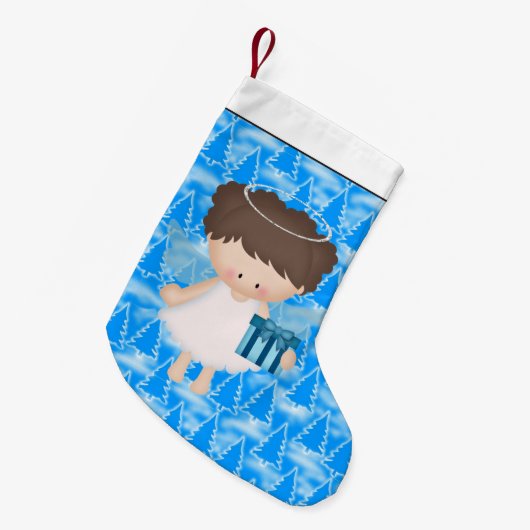 クリスマスホリデーエンジェルマンガストッキング スモールクリスマスストッキング (正面 (吊り時))