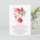クリスマスホリデーオーナメント交換パーティー 招待状 (スタンド正面)