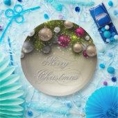 クリスマスホリデーオーナメント数々の- ペーパープレート (パーティー)